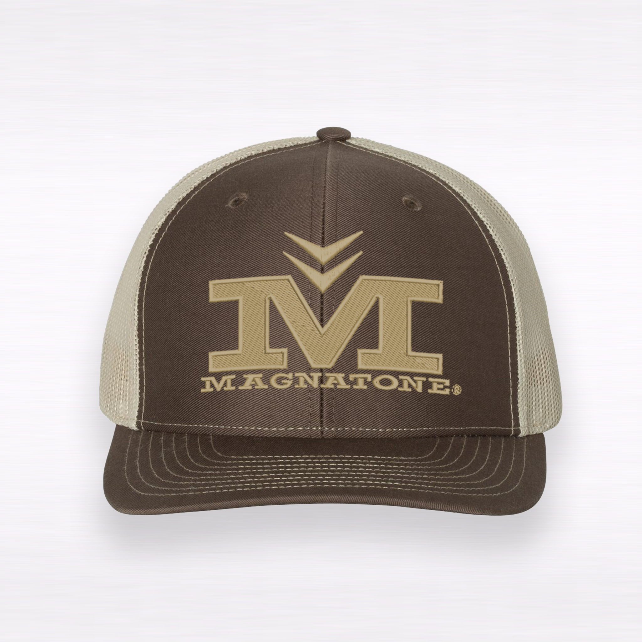 Magnatone M Logo Trucker Hat – Brown / Khaki